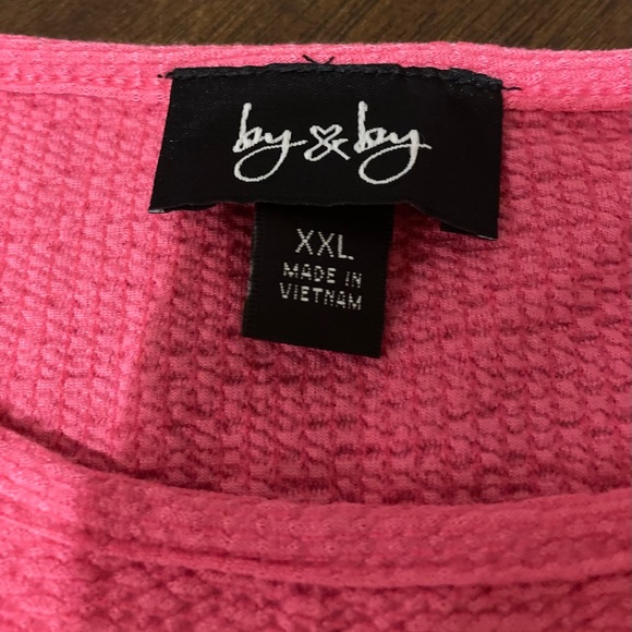 NWT Ladies Size XXL By & By Pink Blouse - Picture 2 of 12
